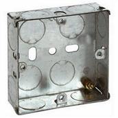 Status Metal Back Box 35mm 1 Gang