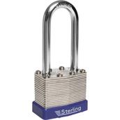 Sterling LPL242 Laminated Steel Padlock Long Shackle 40mm