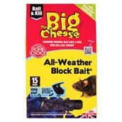 The Big Cheese All Weather Block Bait 15 x 10g Blocks