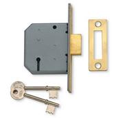 Union Y2177-SC-78 3 Lever Dead Lock Satin Chrome 3