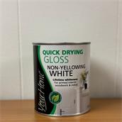 Your Home Quick Drying Non Yellow Gloss White Paint 750ml